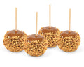 4 Pack Peanut Caramel Apples