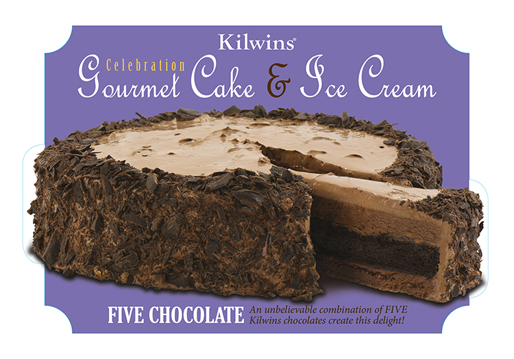 Photo of Five Chocolate Ice Cream Cake