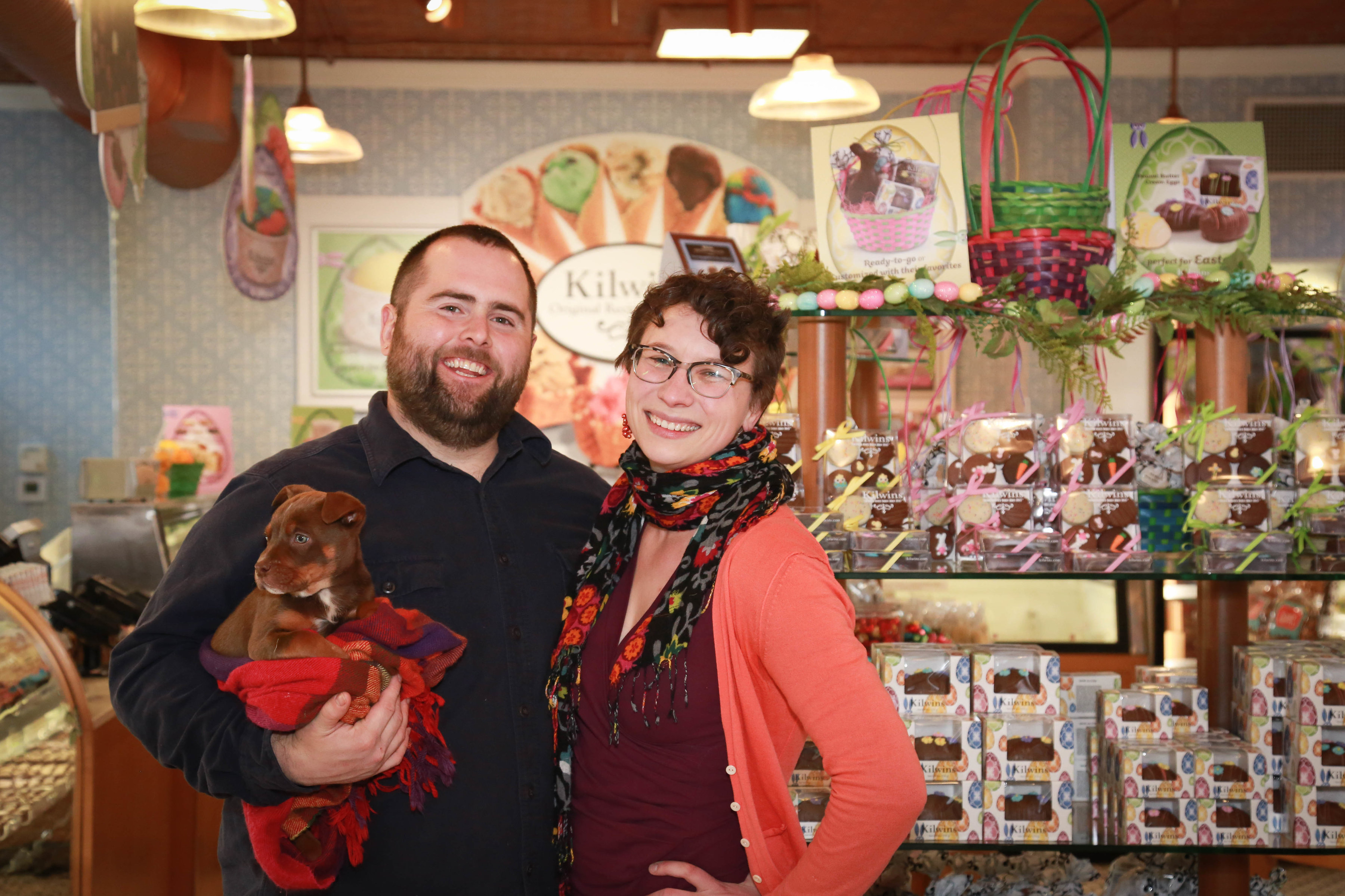 Picture of the Williamsburg store owners