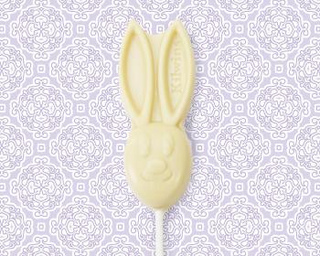 White Chocolate Easter Bunny Pop