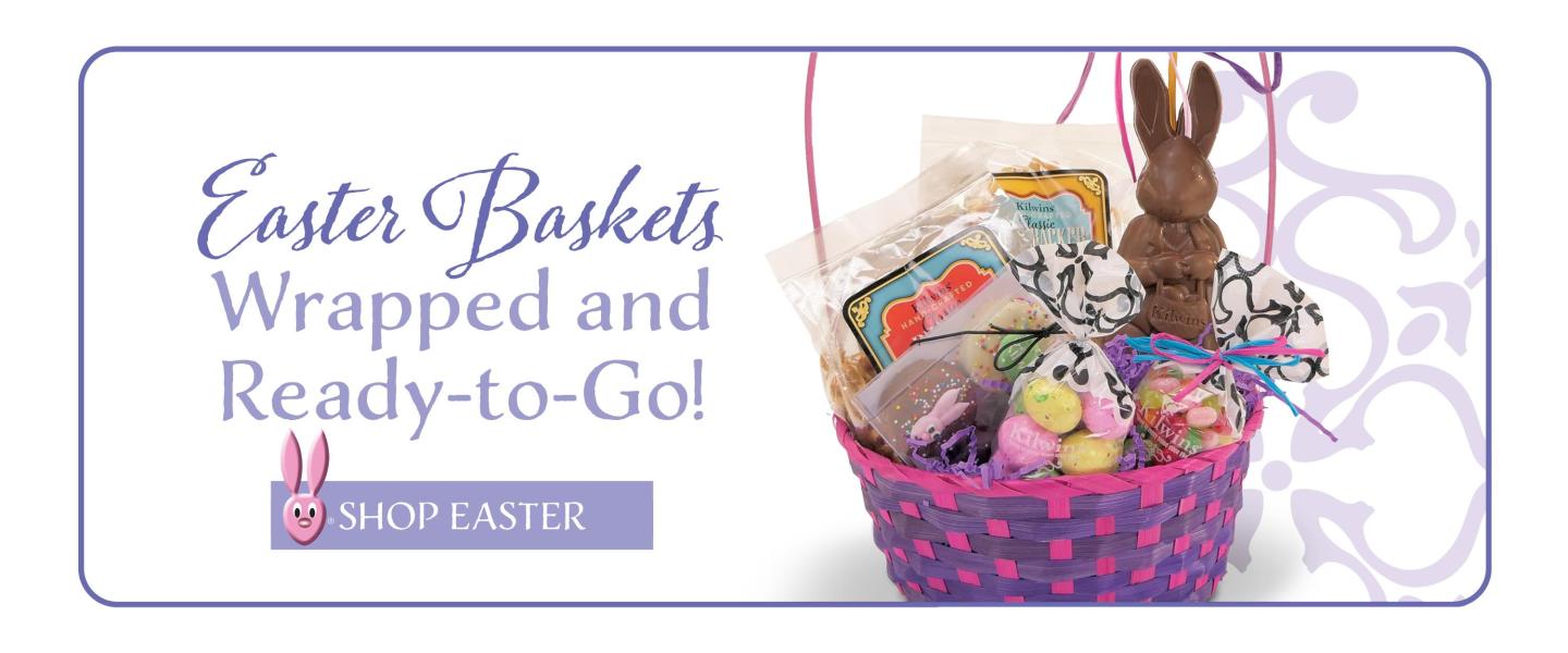 Easter Baskets Wrapped & Ready-to-Go!