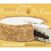 A picture of Kilwins Toasted Coconut Gourmet Cake and Ice Cream