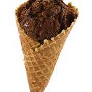 Chocolate Peanut Butter Ice Cream Waffle Cone