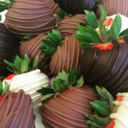 A picture of Chocolate covered strawberries