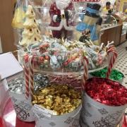 Picture of Christmas chocolates display table  