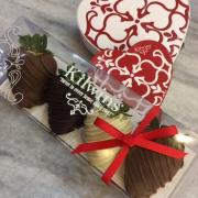 Chocolate covered strawberry valentine