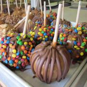 Photo of a variety of Kilwins Caramel Apples