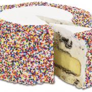 A picture of a Cookies and Cream Gourmet Ice Cream Cake