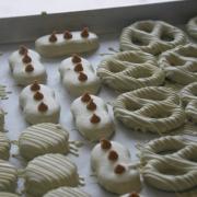 Photo of White Chocolate-Dipped confections on tray