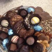 Photo of platter of Kilwins Chocolates