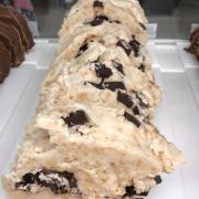 Photo of loaf of Toasted Coconut Fudge