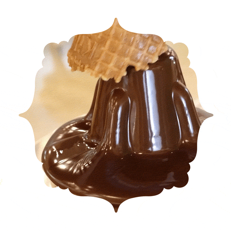 Chocolate on the inside gif